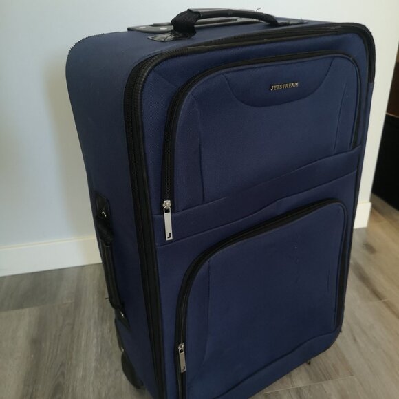 Bundle of 2 Blue Jetstream Textile Suitcase & Carry-On - Picture 5 of 9